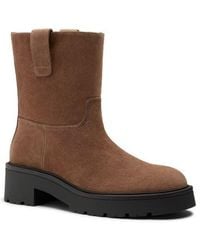 Stuart Weitzman - Ren Leather Bootie - Lyst