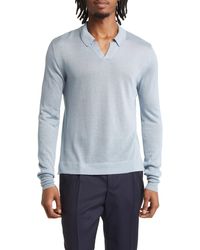 Officine Generale - Kit Lyocell & Cashmere Polo - Lyst