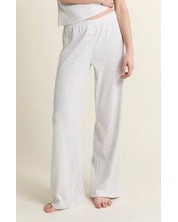 Etam - Katell Pointelle Cotton Pajama Pants - Lyst