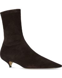 The Row - Liisa Pointed Toe Bootie - Lyst