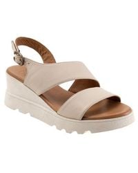 BUENO - Gianna Slingback Platform Wedge Sandal - Lyst