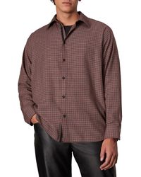 Rag & Bone - Matthew Cotton Blend Flannel Button-Up Shirt - Lyst