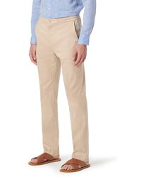 Bugatchi - Stretch Cotton & Linen Pants - Lyst