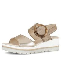 Gabor - Slingback Wedge Sandal - Lyst