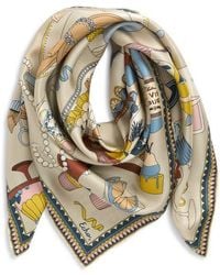 Echo - The Banquet Series Square Silk Scarf - Lyst