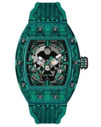 Philipp Plein - Crypto King Atomic Emerald Watch - Lyst