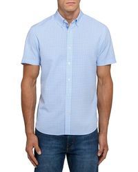 Con.struct - Round Checkered Woven Short Sleeve Basic - Lyst