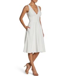 Dress the Population - Catalina Fit & Flare Cocktail Dress - Lyst