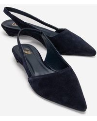 Forever & Always Shoes - Berlina Leather Slingback Pump - Lyst