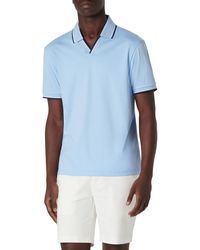 Bugatchi - Tipped Johnny Collar Polo - Lyst