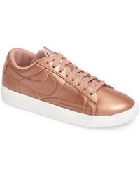 nike blazer rose gold