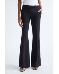 Michael Kors - Haylee Stretch Virgin Wool Blend Flare Leg Pants - Lyst