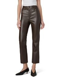 Joe's Jeans - Lyra Slim Ankle Faux Leather Pants - Lyst