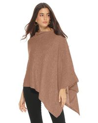 Monticelli Cashmere - Essential Pure Cashmere Poncho - Lyst