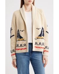 The Great - The Sailboat Lodge Shawl Collar Cardigan - Lyst
