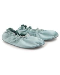 Mango - Satin Ballet Flat - Lyst