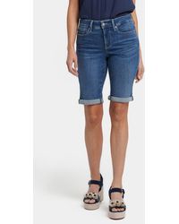 NYDJ - Briella Roll Cuff Denim Shorts - Lyst