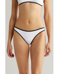 Solid & Striped - The Rachel Contrast Rib Bikini Bottoms - Lyst