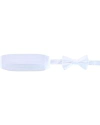 Trafalgar - Sutton Solid Color Silk Cummerbund & Bow Tie Bundle - Lyst
