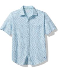 Tommy Bahama - San Lucio Islandzone Short Sleeve Knit Button-up Shirt - Lyst