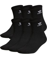 adidas Originals - Trefoil 6-pack Quarter Socks - Lyst
