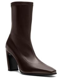Stuart Weitzman - Stassi Stretch Leather Bootie - Lyst
