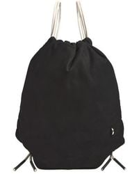 Rick Owens - Leather Drawstring Backpack - Lyst