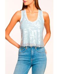 Ramy Brook - Chelsey Sequin Crop Top - Lyst
