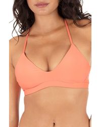 Hurley - Racerback Bikini Top - Lyst