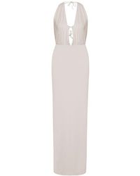 Jendue - Siena Denim Maxi Dress - Lyst