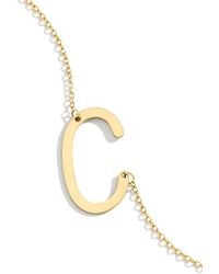 Mint & Lily - Statement Initial Necklace - Lyst