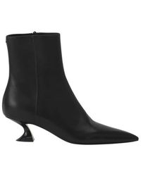 Lanvin - Midnight Step Leather Ankle Boot - Lyst