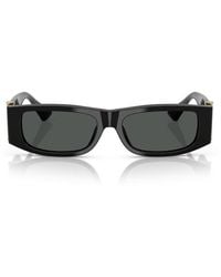 Versace - 55Mm Rectangular Sunglasses - Lyst