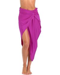 Sunshine 79 - Solids Convertible Faux Wrap - Lyst