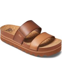 Reef - Cushion Vista Hi Platform Slide Sandal - Lyst