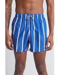 Boardies - Watson Stripe Mid Length Swim Trunks - Lyst