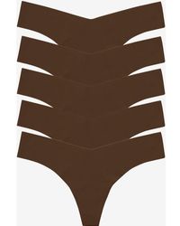 Commando - Classic Solid Thong 5-Pack - Lyst