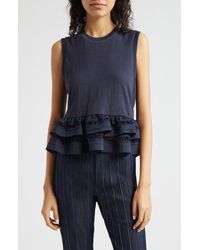 Cinq À Sept - Landri Layered Ruffle Tank - Lyst