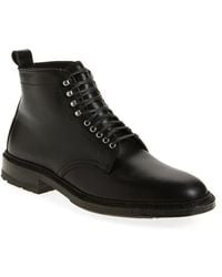 Alden - Plain Toe Lace-Up Boot - Lyst