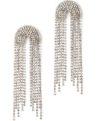 Deepa Gurnani - Warren Crystal Drop Earrings - Lyst