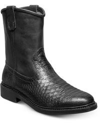 Allen Edmonds - Dallas Roper Low Croc Embossed Western Boot - Lyst