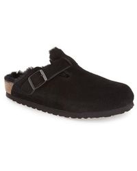Birkenstock - Boston Genuine Shearling Lined Clog - Lyst