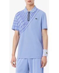 Lacoste - Half Zip Polo - Lyst