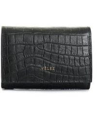 Velez - Embossed Leather Wallet - Lyst