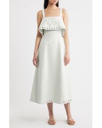 Cleobella - Kinsale Embroidered Eyelet Midi Dress - Lyst