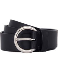 Vince - Flat Ring Leather Belt - Lyst