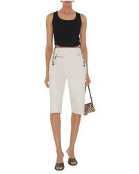 Burberry - Festival Cotton Blend Tank Top - Lyst