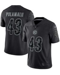 Troy Polamalu Pittsburgh Steelers Nike Retired Player RFLCTV