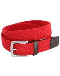 Trafalgar - Riverside Solid Stretch Weave Belt - Lyst