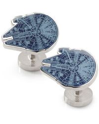 Cufflinks Inc. - Star Wars Millenium Falcon Blueprint Cuff Links - Lyst